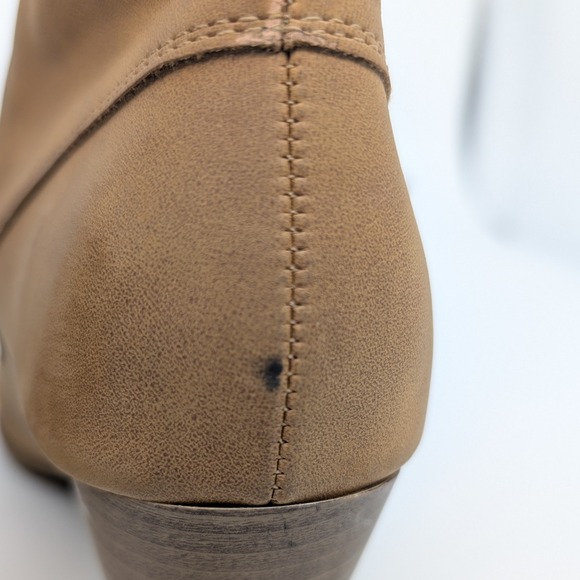 Andiamo Women's Tan Lace Up Chunky Heel Ankle Boots Size 8M - Picture 15 of 16